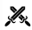 two crossed swords